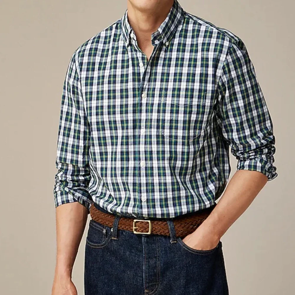 J. Crew Slim Fit Brushed Twill Button Down Shirt